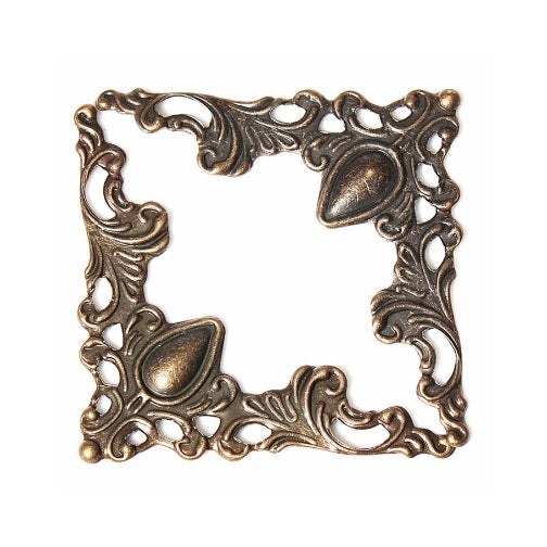 Antique Gold Silver Bronze Effect Applique Furniture Corner Piece Decorative