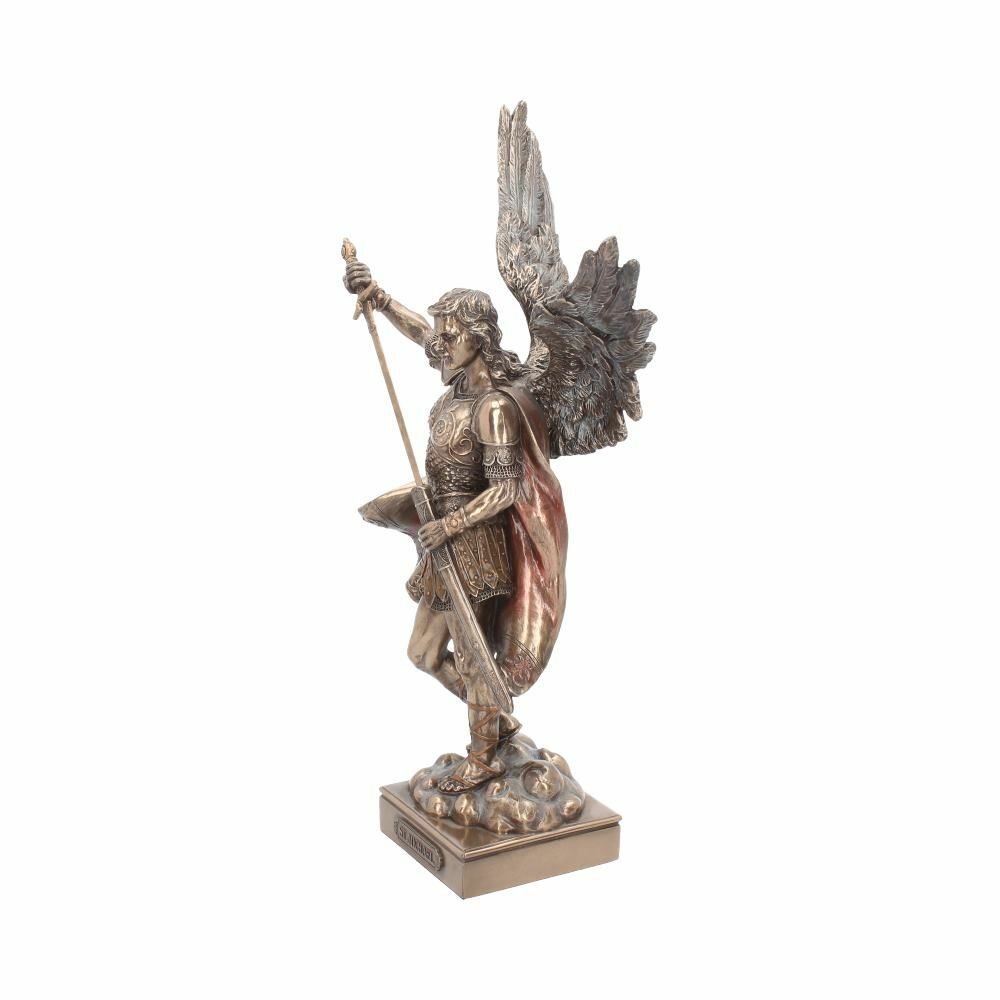 Bronzed Archangel Ornament Metatron Saint Michael Figurines Boxed Gift