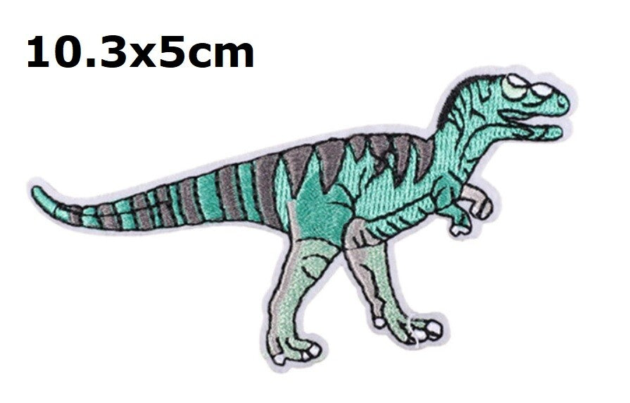 Dinosaur Animal Kids Embroidered Patch Applique Sew or Iron on Patches Customise - 11