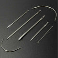 7pc Sewing Needle Needles Repair Kit Upholstery Carpet Curved Fabric Canvas Set