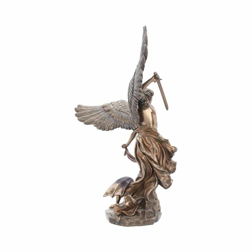 Bronzed Archangel Ornament Metatron Saint Michael Figurines Boxed Gift