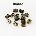 Butterfly Earring Backs Silver Gold Various Quantities Craft Replacement Spares - Bronze