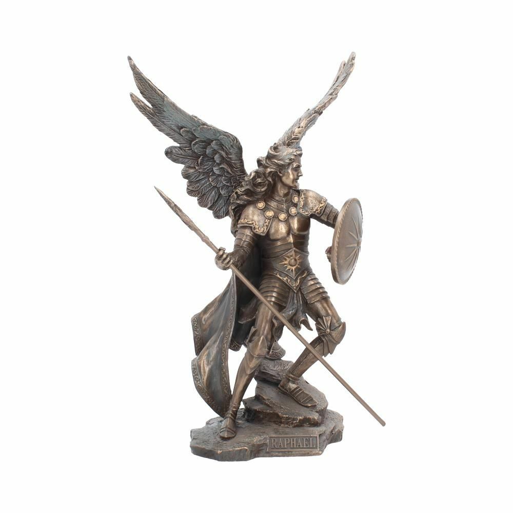 Bronzed Archangel Ornament Metatron Saint Michael Figurines Boxed Gift - Raphael 35cm