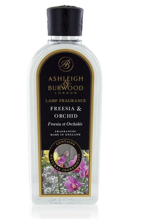 Ashleigh Burwood Catalytic Lamp Oil Fragrance Burner Refill Bottle Free Delivery - Freesia & Orchid