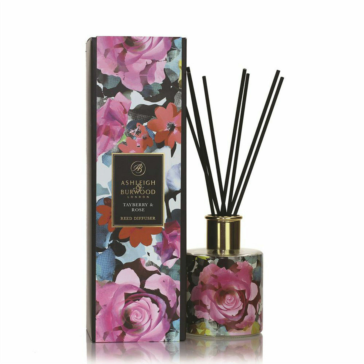 Ashleigh & Burwood 300ml Design Anthology Reed Diffuser Boxed - In Bloom - Tayberry & Rose Diffuser 300ml