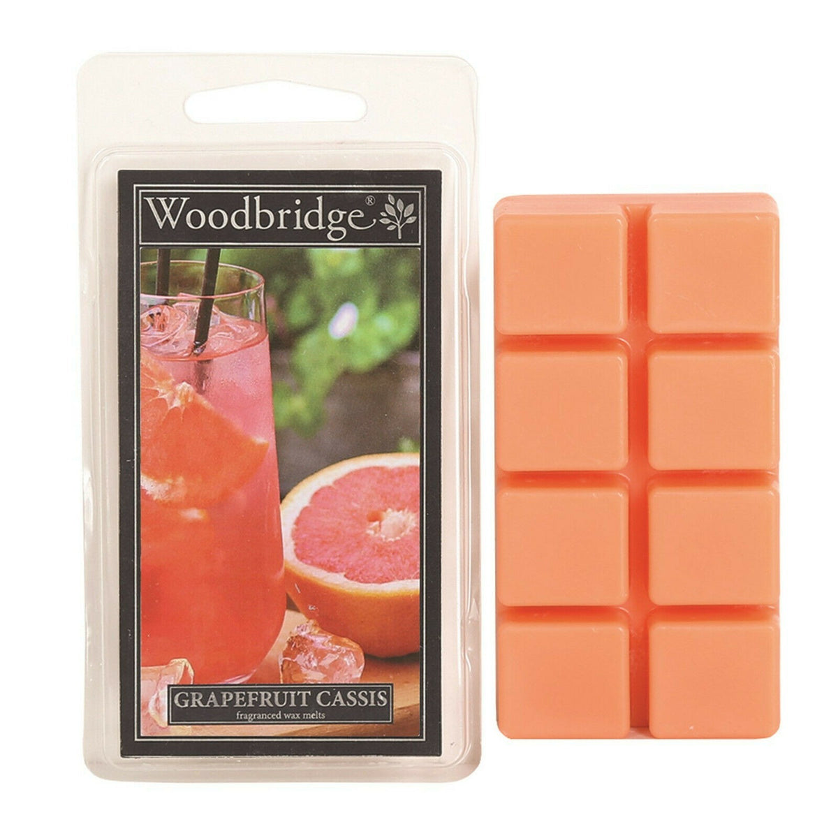 Woodbridge Scented Wax Melts - Melt Burn Time: Up to 16 Hours Per Segment - Grapefruit Cassis