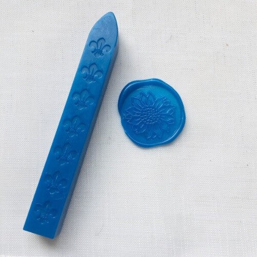 Traditional Wax Sealing Stick Letters Stamp Envelope Seal Scrap Book Manuscript - Blue