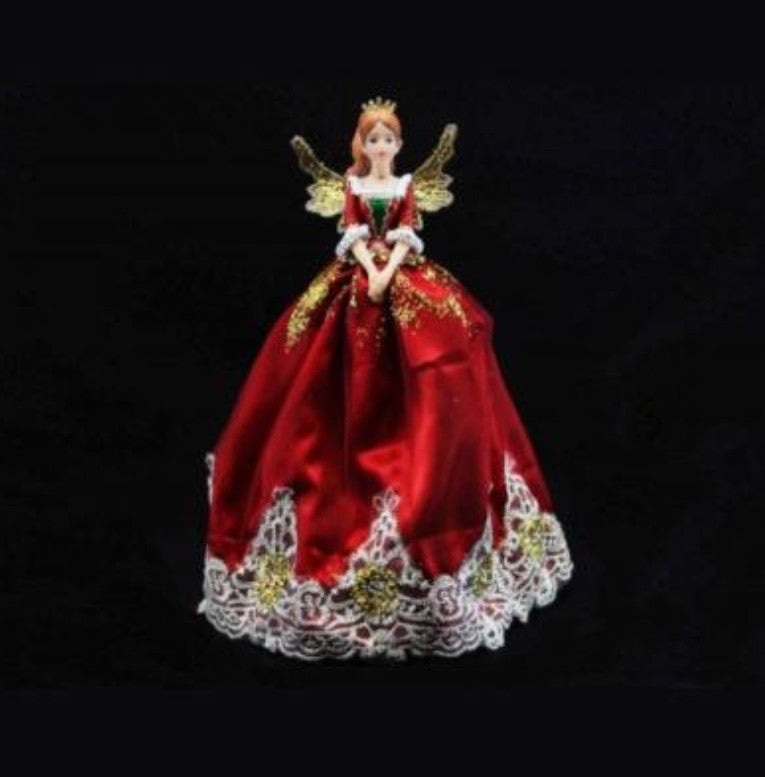 Christmas Tree Ornament Topper Top Angel Fairy Victorian Regency Gisela Graham - Design 4