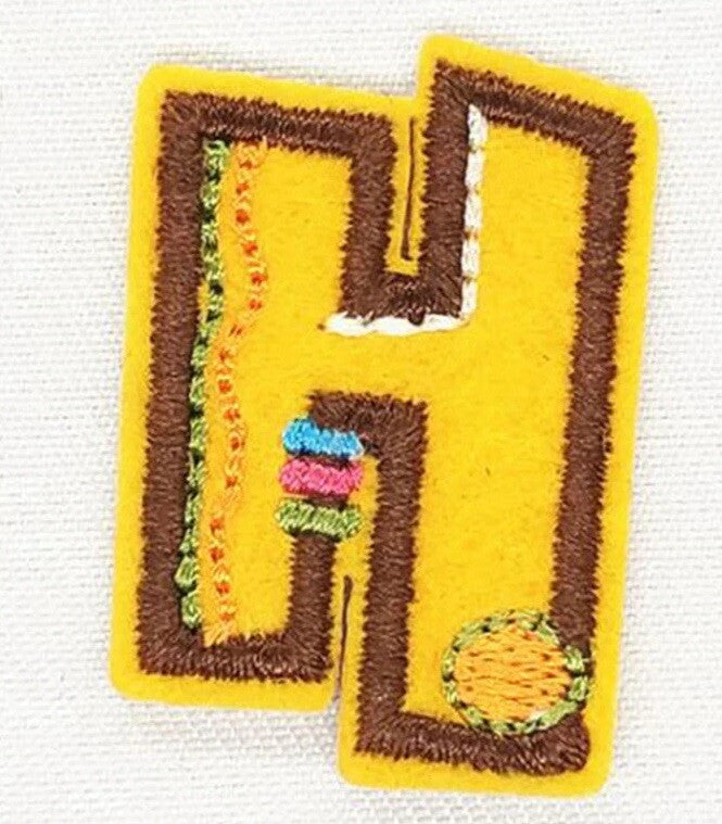 Multicolour Letter Patch Iron on Alphabet Letters Embroidery Customise Clothing