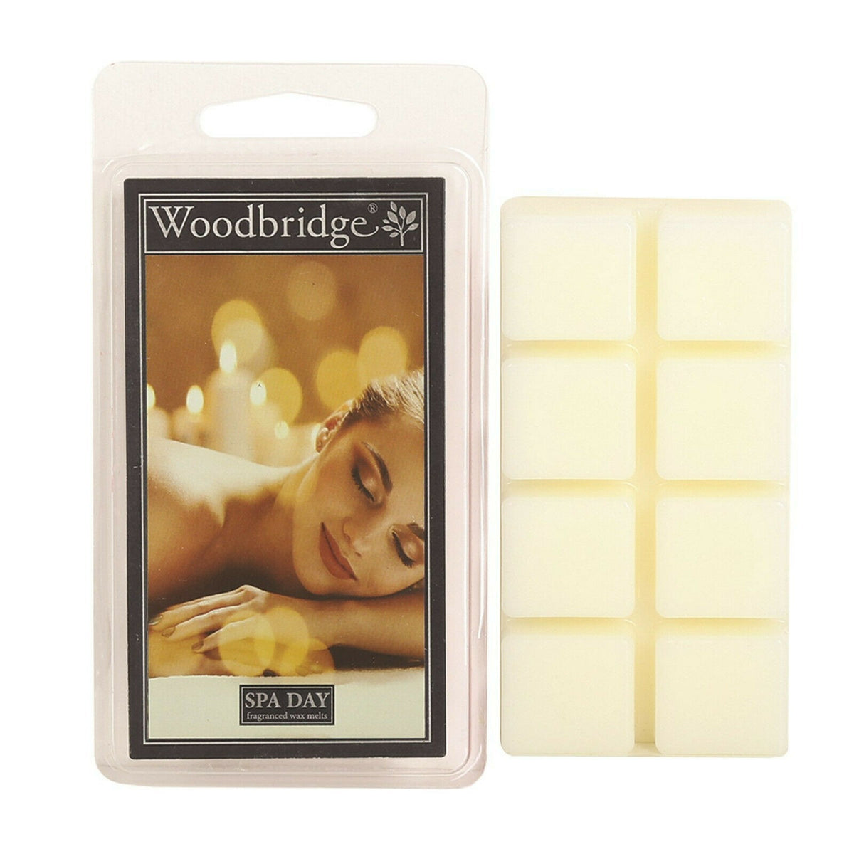 Woodbridge Scented Wax Melts - Melt Burn Time: Up to 16 Hours Per Segment - Spa Day