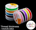 1.0mm Coloured Elastic Stretchy Beading Thread Nylon Jewellery Bead Stretch Cord
