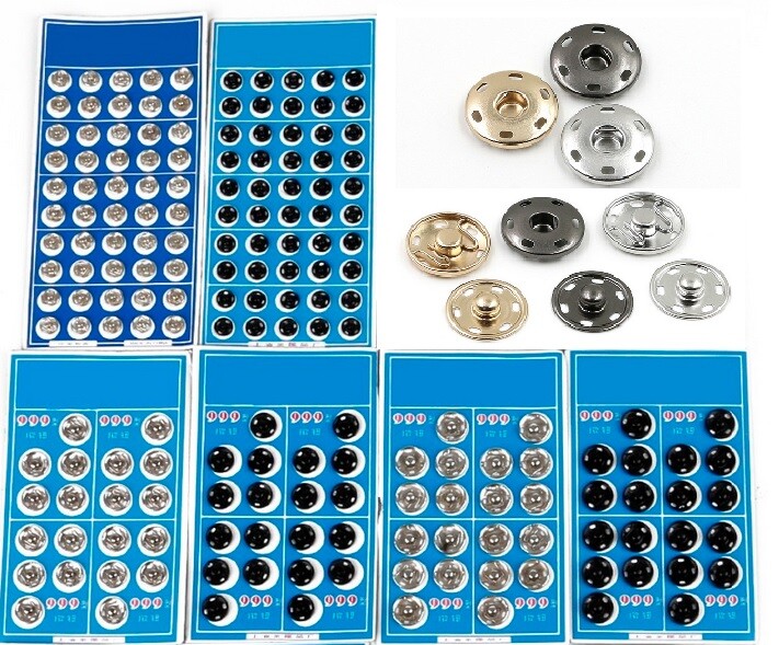 Metal Snap Button Popper Buttons Fasteners Press Stud Sewing