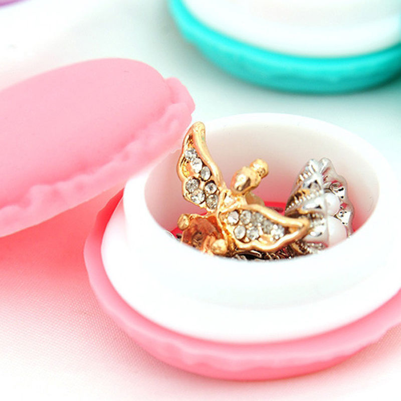 Macaron Macaroon Treat Trinket Pill Box Jewellery Ring Kawaii Various Colours