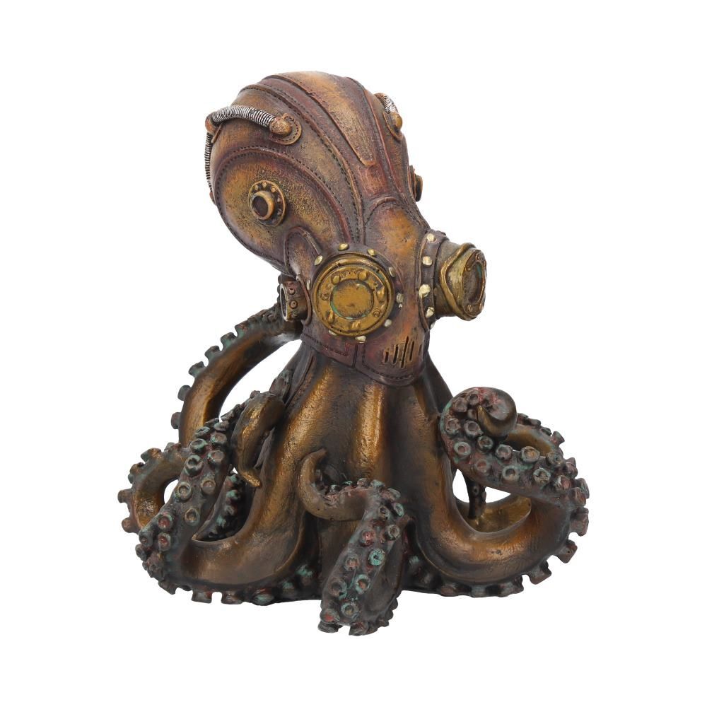 Steampunk Octopus Figurine - Octo Steam Kraken Octopus - Nemesis Now - 15cm