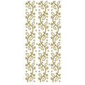 Holly Merry Christmas Mirror Shine Peel Off Sticker Card Making Craft Stickers - Gold