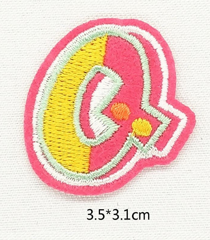 Colourful Graffiti Letter Patch Iron on Alphabet Letters Embroidery Customise
