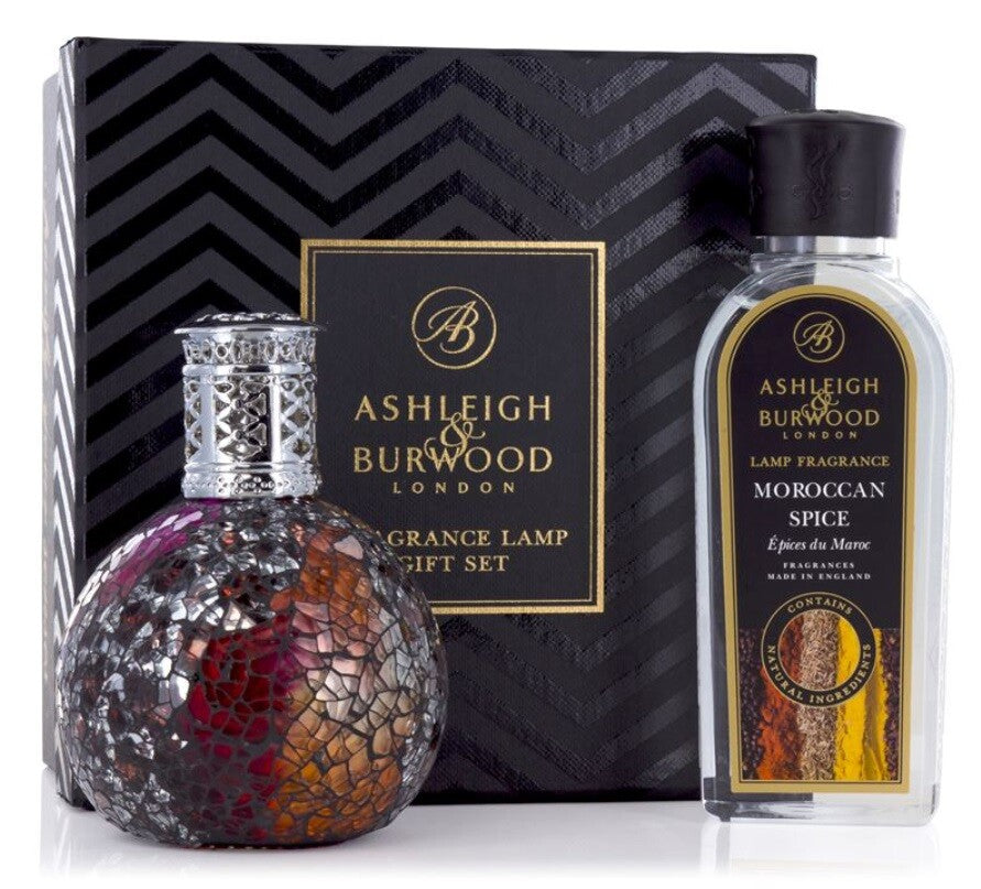 Ashleigh & Burwood Fragrance Lamp Catalytic Effusion Diffusion Lamp Gift Set - Vampiress + Moroccan Spice