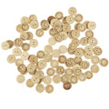 Handmade With Love Natural Wooden Round Buttons Hand Made 15mm / 1.5cm