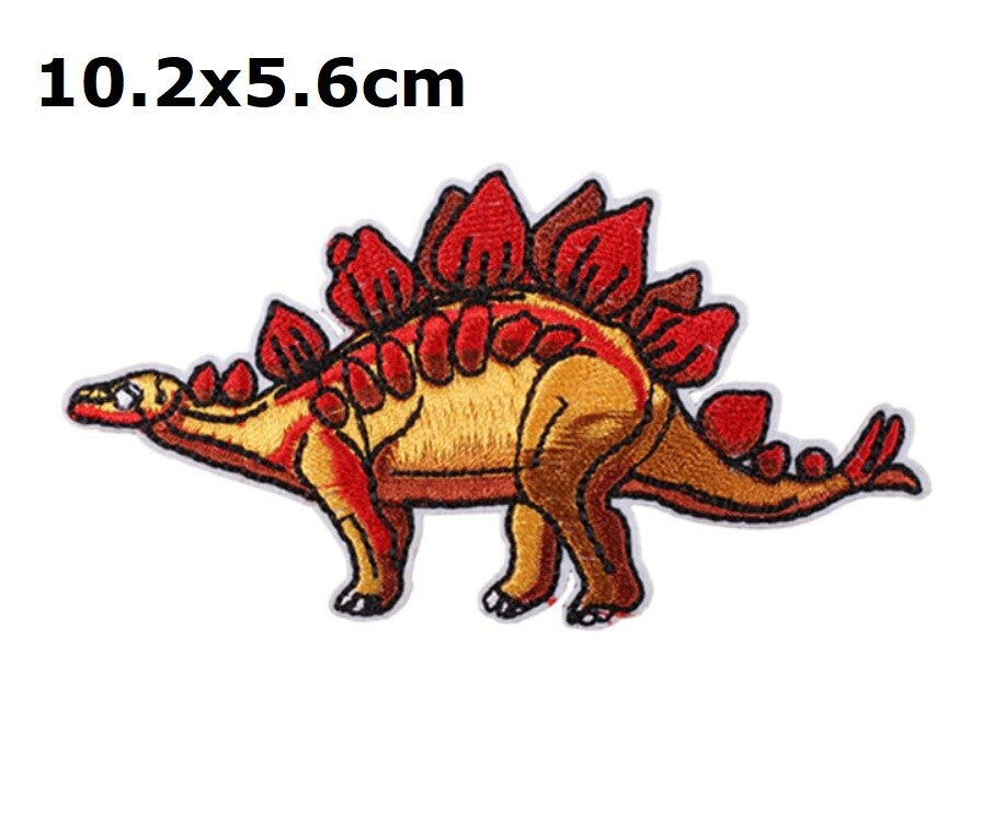 Dinosaur Animal Kids Embroidered Patch Applique Sew or Iron on Patches Customise - 8
