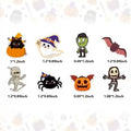 Halloween Stickers Pumpkins Ghosts Mummies Peel & Stick Labels Stickers Sticker