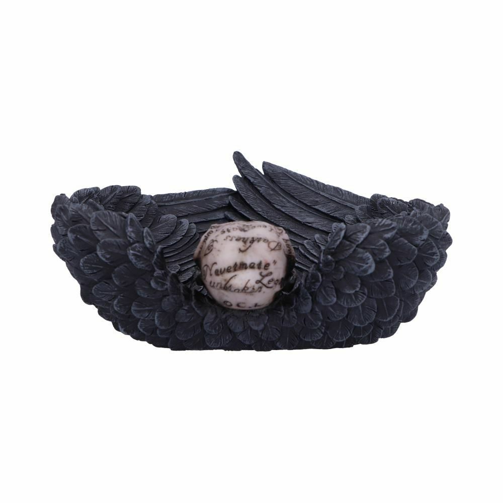 Raven Crow Black Bird Ornament Gothic Edgar Allan Poe Figurine Boxed Gift