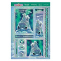 Hunkydory Christmas A4 Card Die Cut Topper Sheet Luxury Toppers for Craft Cards - A Christmas Wish