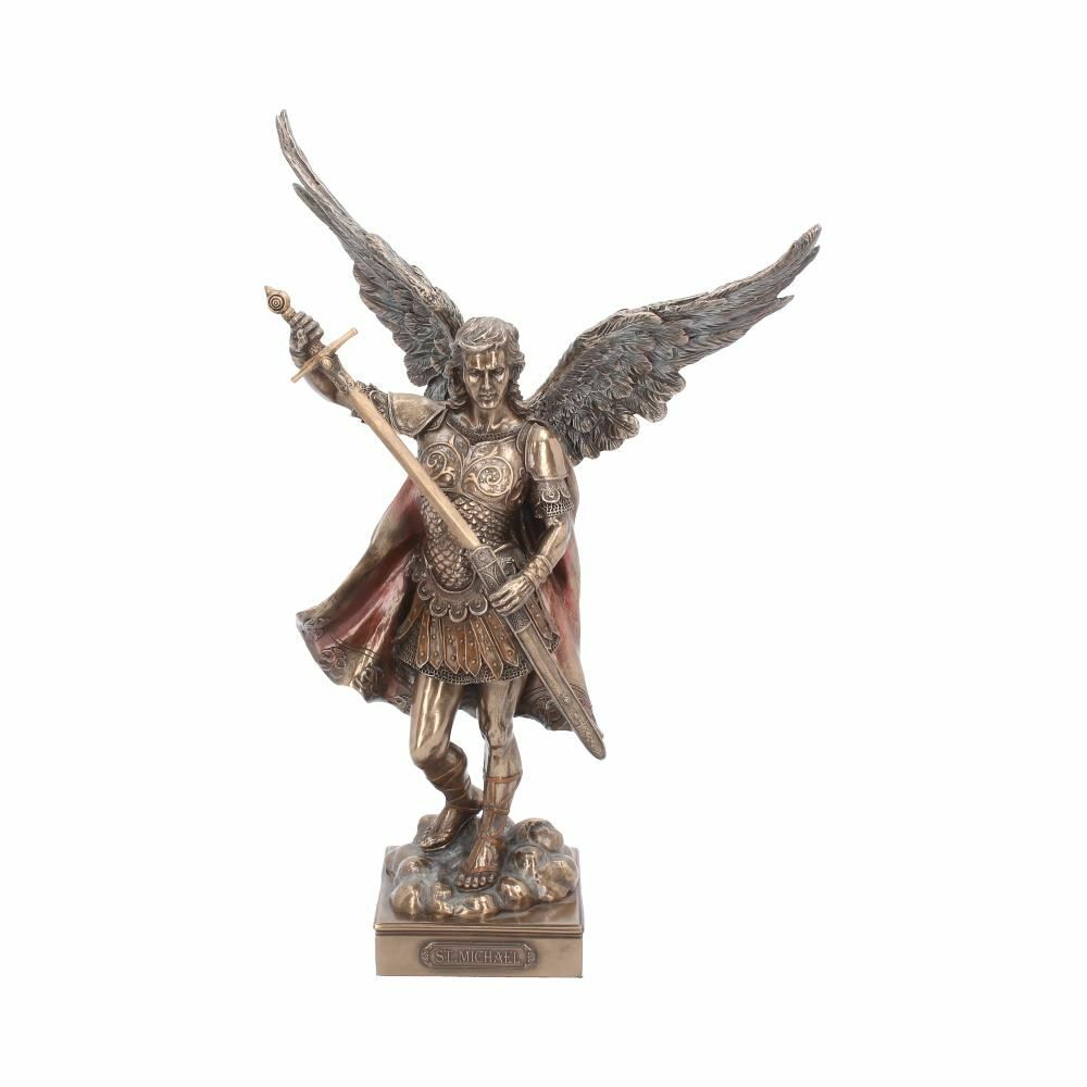 Bronzed Archangel Ornament Metatron Saint Michael Figurines Boxed Gift