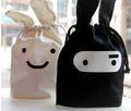 Bunny Rabbit Ninja Kawaii Small Storage Lunch Laundry Make Up Accessory Bag
