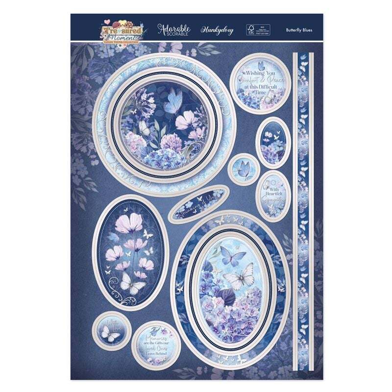 Hunkydory Greeting & Birthday Card Making Kits Luxury Topper Set Pack Toppers