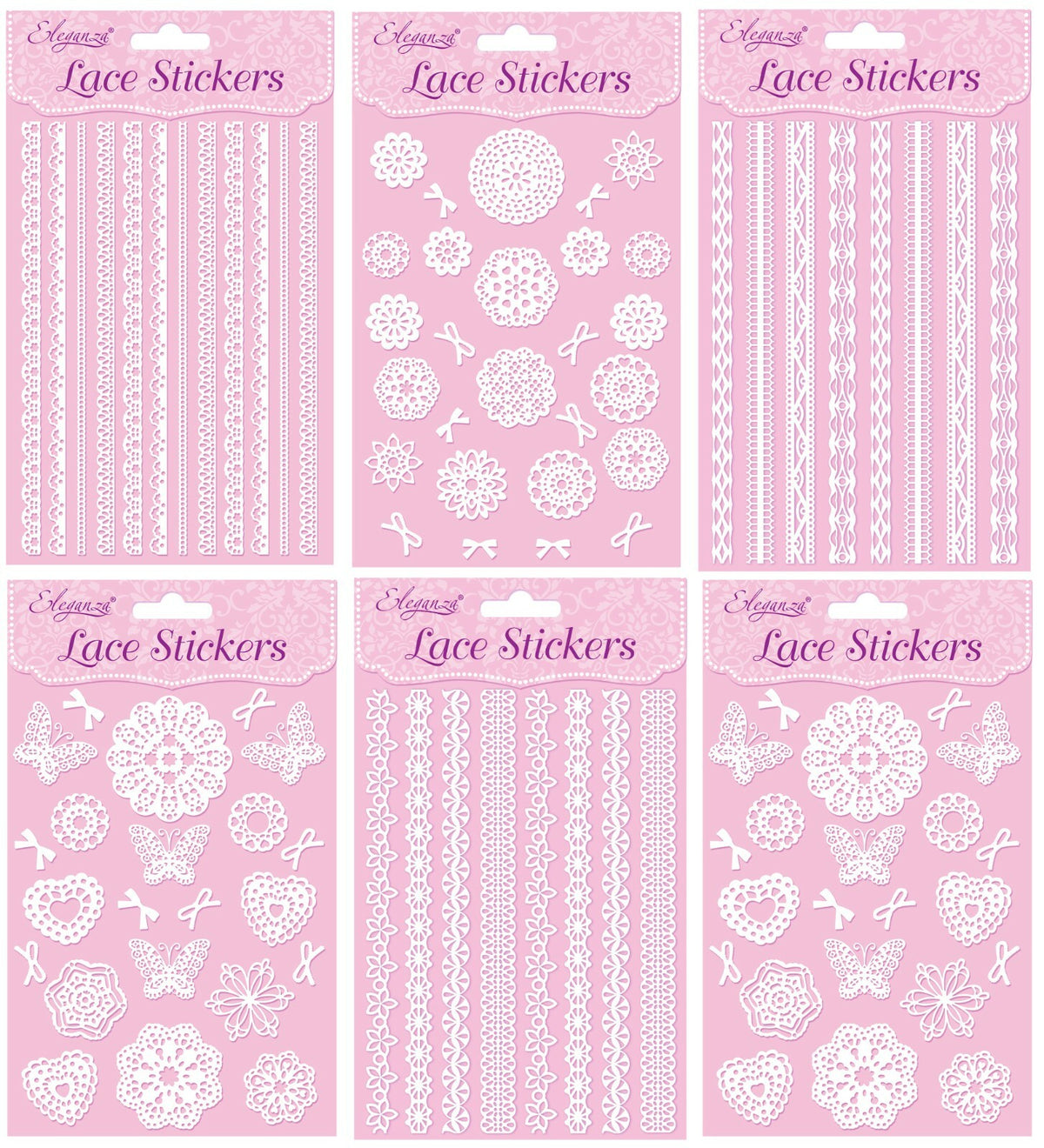 Self Adhesive Lace Sticker White Lace Edging Stickers Craft Wedding Scrapbook