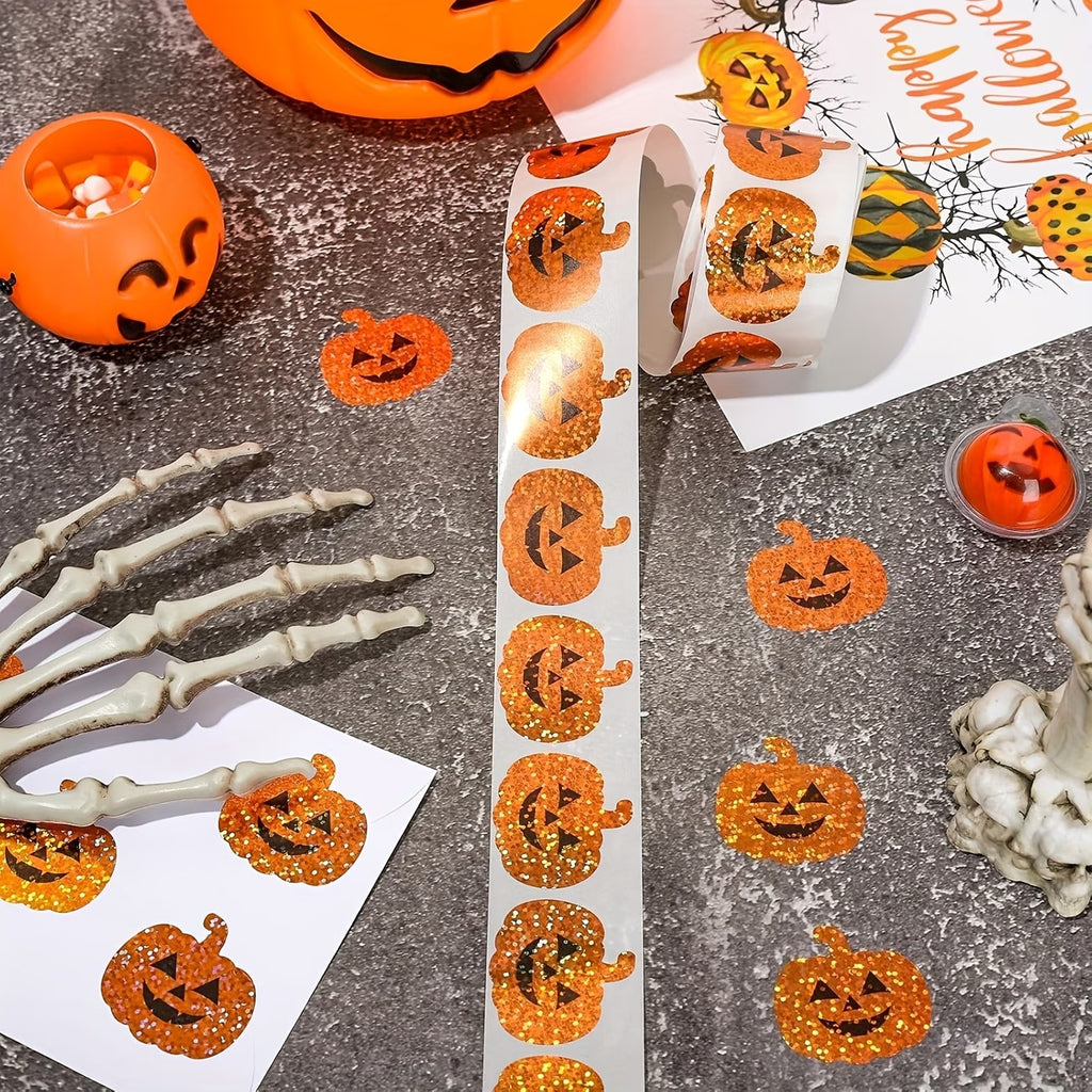 Pumpkin Fall Halloween Autumn Peel & Stick Labels Stickers Craft Sticker
