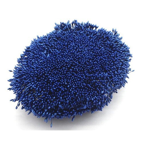 Artificial Flower Stamen Double Head Eco Friendly Floral Craft Wedding 1mm 250pc - 18. Blue