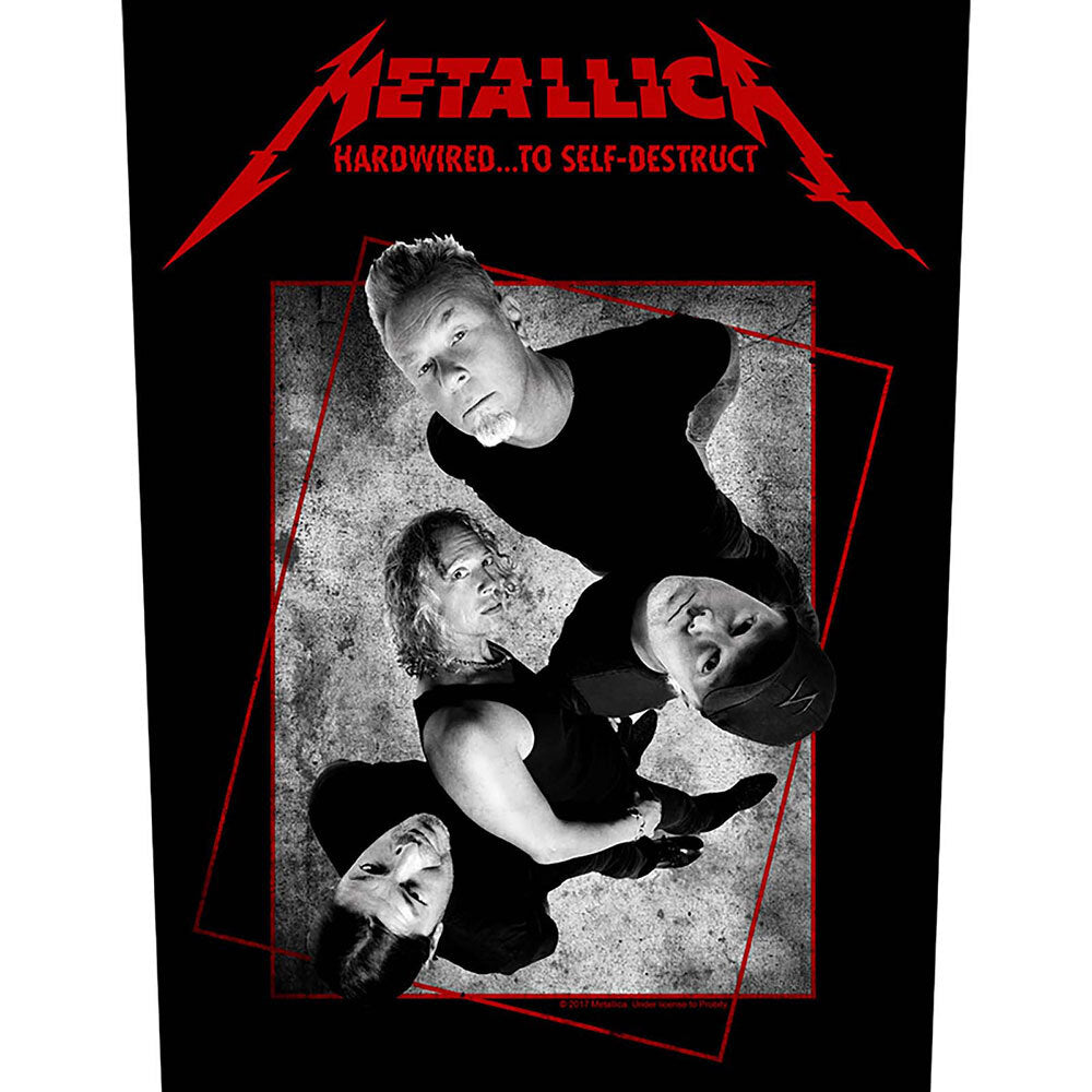 Large Metallica Back Patch Patches - Officially Licensed Merchandise - 35x26cm - Hardwired Concrete - 35x26cm