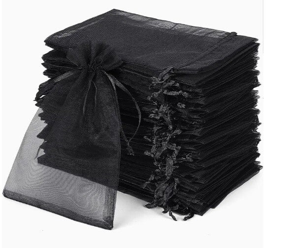 Organza Gift Bag Jewellery Wedding Favour Packing Supplies Bags 7x8.5cm