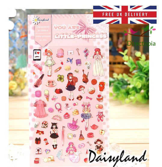 Little Princess Fairytale Design Kawaii Diary Album Decor Stickers Scrapbook DIY