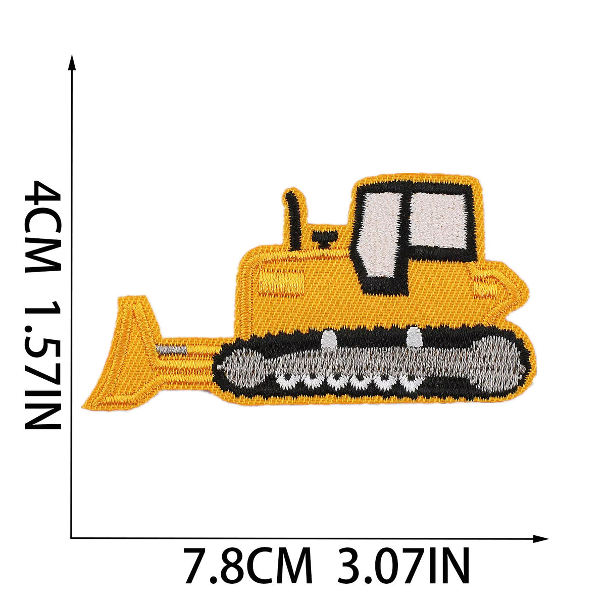 Vehicle Digger Crane Tractor Lorry Patches Iron on / Sew / Glue on Patch - 10