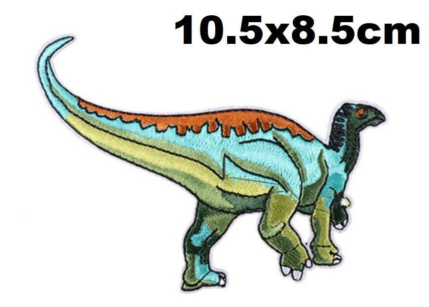 Dinosaur Animal Kids Embroidered Patch Applique Sew or Iron on Patches Customise - 1