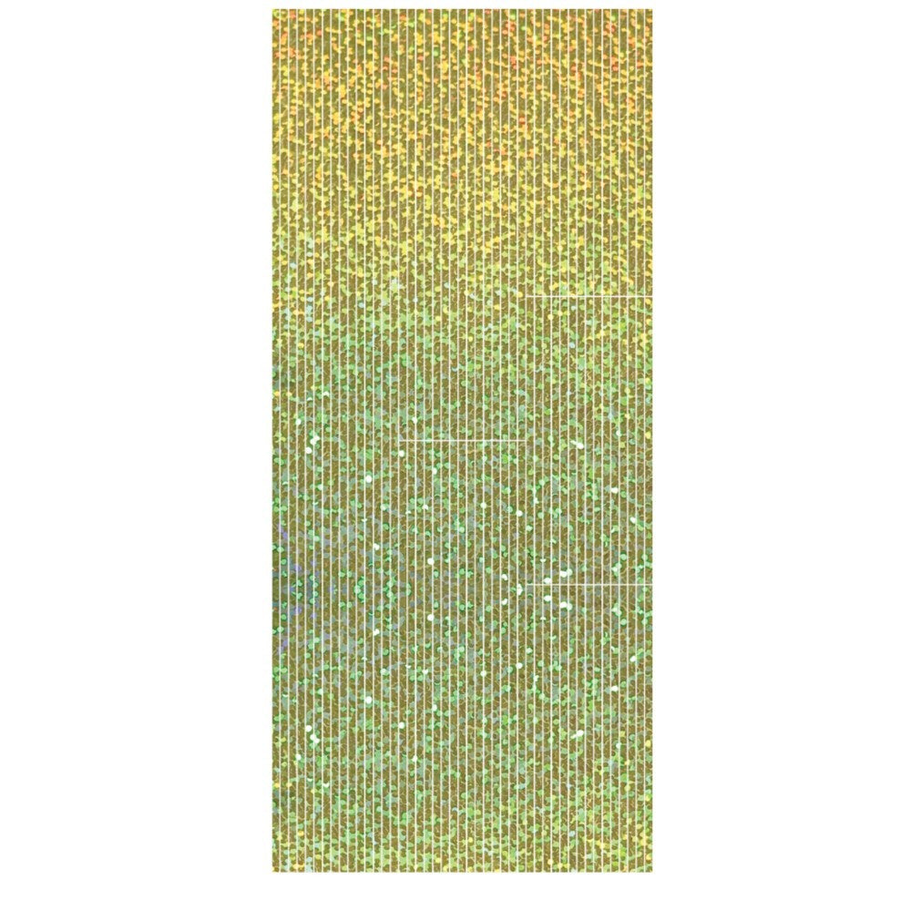 Lines Border Line Diamond Sparkle Peel Off Sticker Edge Craft Stickers - Gold