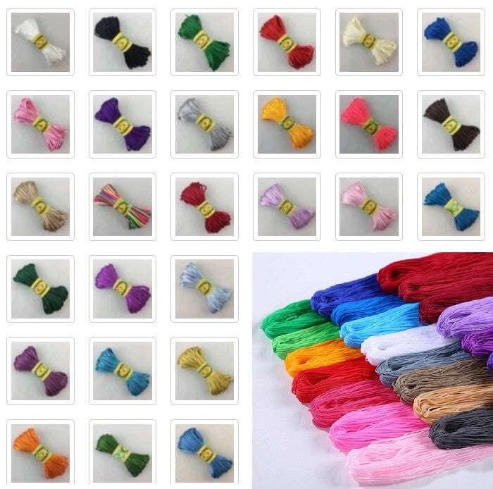 Cord Silky Satin Kumihimo Braiding Rattail Macrame 2mm Thick 5/10/20 Meter