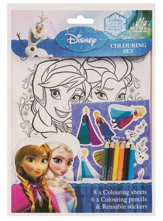 Animation Colouring Set Play Pack Frozen Princess Dory Pets Thomas Pony - Frozen
