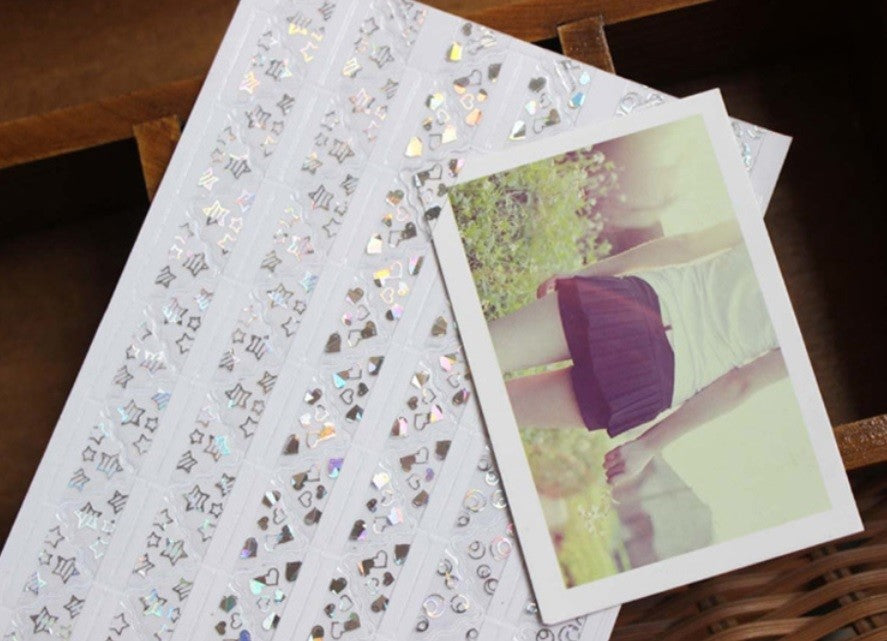 78 Photo Album Picture Scrapbook Corner Sticker Self Adhesive – 5 Colours