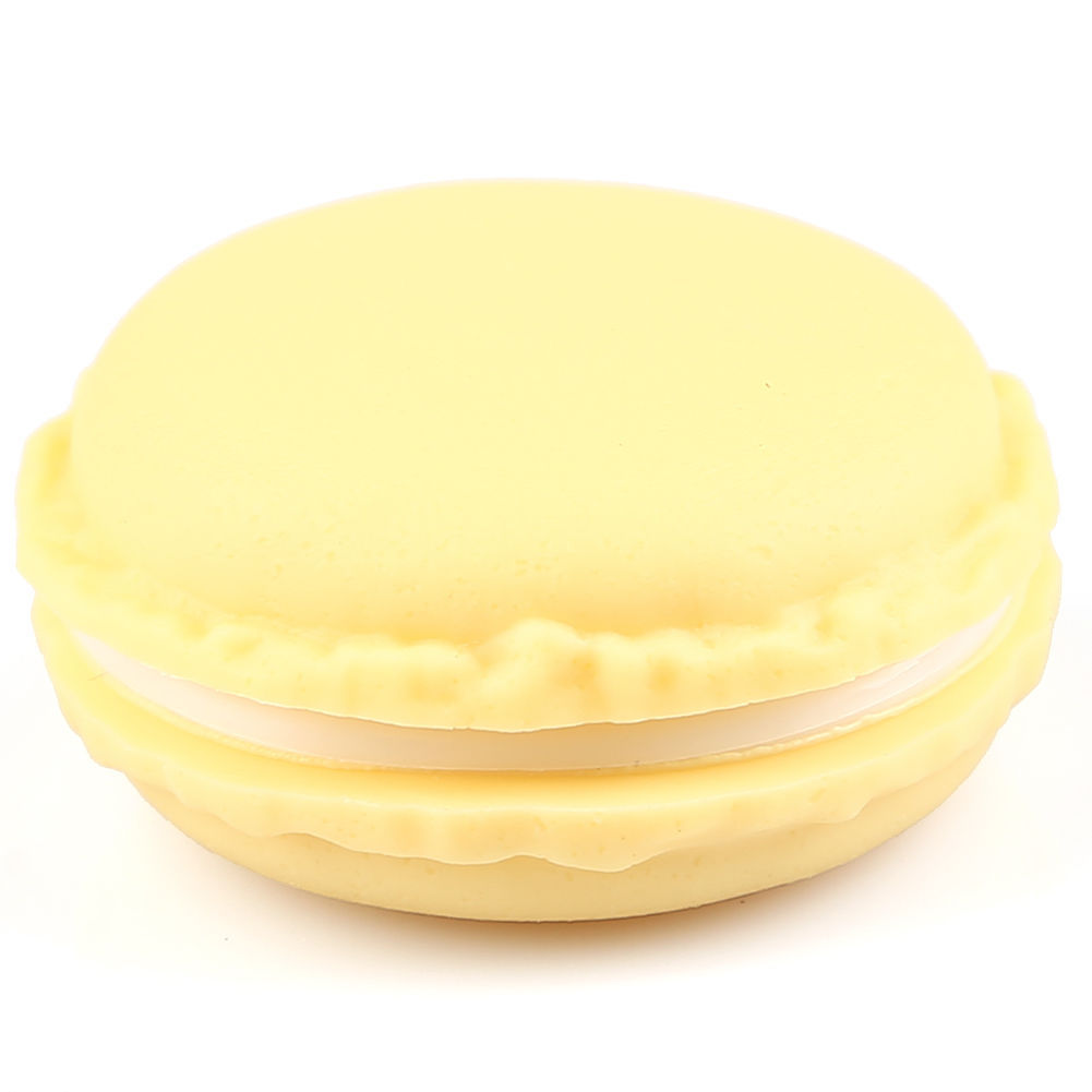 Macaron Macaroon Treat Trinket Pill Box Jewellery Ring Kawaii Various Colours - Yellow