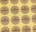 Round Paper Labels 'Handmade for You' Gift Food Paper Craft Sticker 3cm