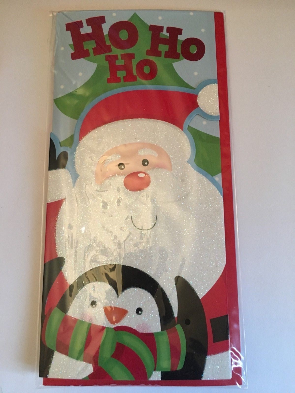 Luxury 3D Christmas Money Wallets Card Money Gift Vouchers Santa Reindeer Elf - Santa & Penguin