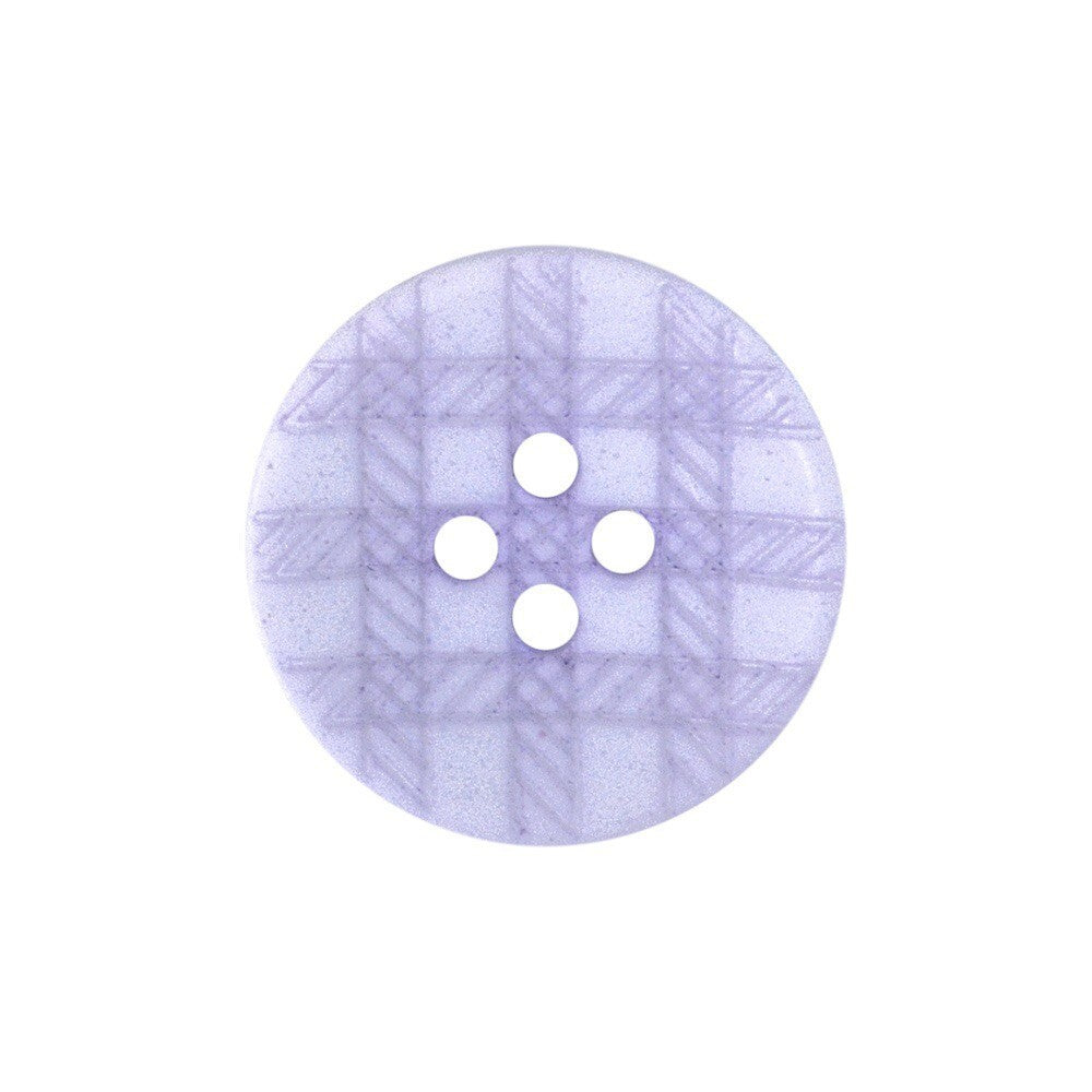 Eco Recycled Check Gingham Buttons Blue Pink Baby Knitting - 11.5mm, 15mm, 20mm - Lilac