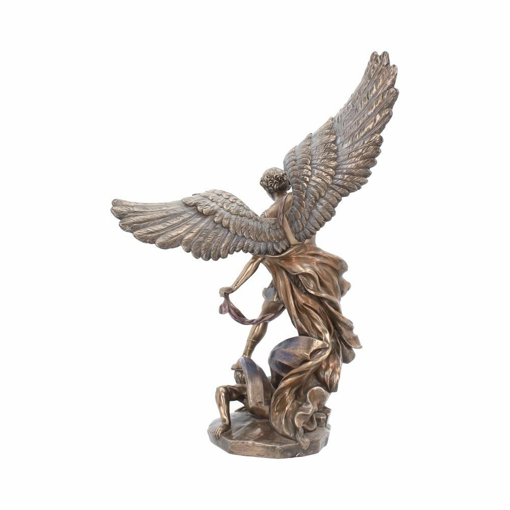 Bronzed Archangel Ornament Metatron Saint Michael Figurines Boxed Gift