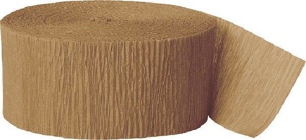Buy 3 Rolls Crepe Streamer Crepe Paper Party Decoration Streamers 81 ft - Gold x 3 rolls