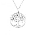 925 Sterling Silver Tree of Life Pendant Necklace Pagan Wiccan & Gift bag