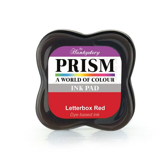 Ink Pad Craft Pigment for Paper Wood Fabric Scrapbook 51 Colours Art InkPad - Letterbox Red
