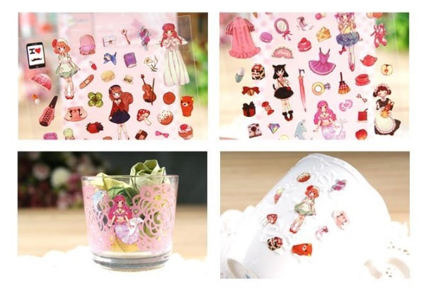 Little Princess Fairytale Design Kawaii Diary Album Decor Stickers Scrapbook DIY